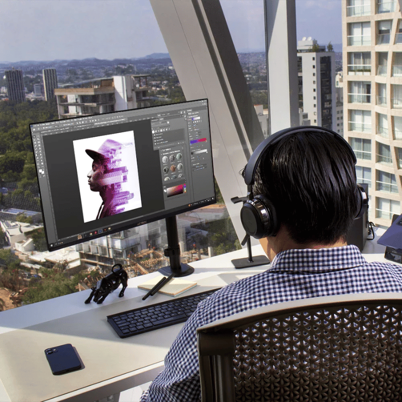 Monitor Acteck AC-933858 LED 21.5", 1920x1080 Full HD, 75Hz, HDMI, Negro - Imagen 2