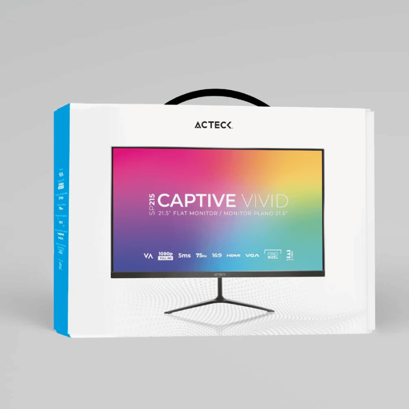 Monitor Acteck AC-933858 LED 21.5", 1920x1080 Full HD, 75Hz, HDMI, Negro - Imagen 7