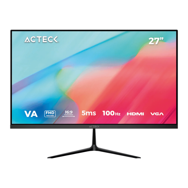 Monitor Acteck Captive Vivid SP270 LED 27", 1920x1080 Full HD, 75Hz, HDMI, Negro