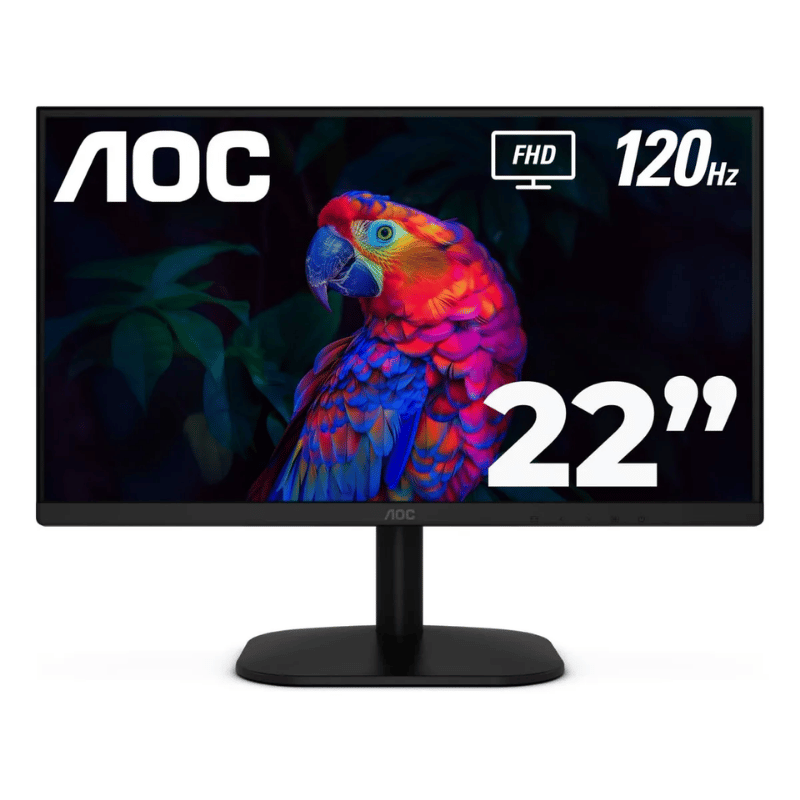 Monitor AOC 22B35HM23 LED 22", 1920x1080 Full HD, 120Hz, HDMI, Negro