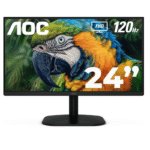 Monitor AOC 24B35H3 LED 23.8", 1920x1080 Full HD, 120Hz, HDMI, Negro