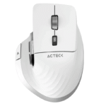 Mouse Ergonómico Acteck Virtuos Pro MI780, Inalámbrico, Óptico, 3.200DPI, RF Inalámbrico/Bluetooth, Blanco
