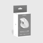 Mouse Ergonómico Acteck Virtuos Pro MI780, Inalámbrico, Óptico, 3.200DPI, RF Inalámbrico/Bluetooth, Blanco - Imagen 5