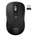 Mouse Ergonómico Acteck Virtuos Pro Air MI766, Inalámbrico, Óptico, 3.200DPI, RF Inalámbrico, Negro