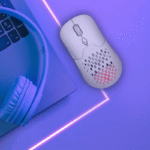 Mouse Gamer Balam Rush Óptico Speeder Perform MG979, RF Inalámbrico, 10.000DPI, Blanco - Imagen 2