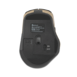 Mouse Ergonómico Getttech Wireless 6D Office, Inalámbrico, Bluetooth, USB, 7200DPI, Negro/Oro - Imagen 3