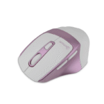 Mouse Ergonómico Getttech Wireless 6D Office, Inalámbrico, Bluetooth, USB, 7200DPI, Rosa/Blanco - Imagen 4