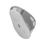 Mouse Ergonómico Getttech Wireless 6D Office, Inalámbrico, Bluetooth, USB, 7200DPI, Plata/Blanco - Imagen 3