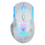 Mouse Gamer Game Factor Óptico MOW700, Inalámbrico, Bluetooth, USB, 26.000DPI, Blanco - Imagen 3