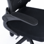 Nextep Silla Plegable NE-650A, Respaldo de malla, Reposabrazos Ajustables, Negro - Imagen 2