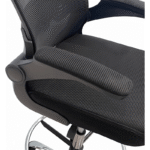 Nextep Silla Plegable NE-651N, Respaldo de malla, Negro - Imagen 3
