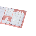 Teclado Gamer Game Factor KBG400, Teclado Mecánico, Switch KRED Blue, Alámbrico, Rosa (Español) - Imagen 4