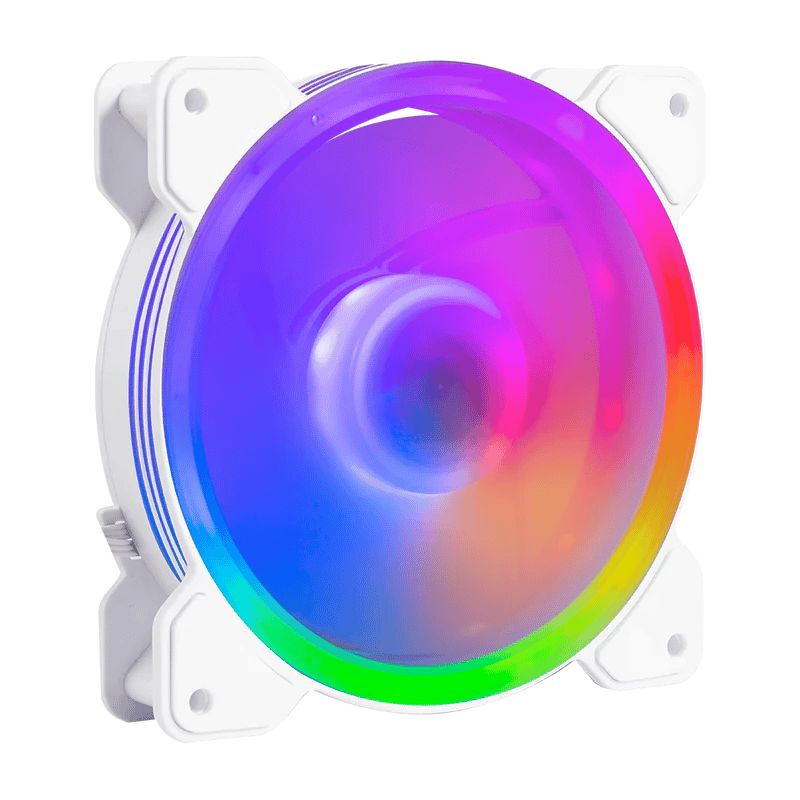 Ventilador Balam Rush Eolox Blaze EX50KW, 3x 120mm, 1500RPM, ARGB, Blanco - Imagen 2