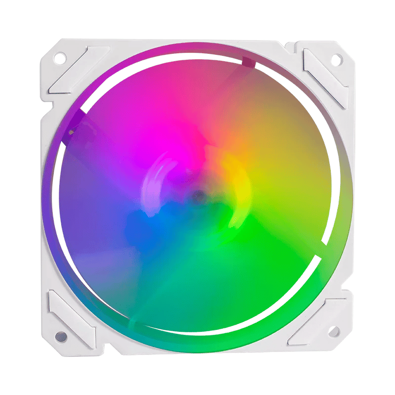 Ventilador Balam Rush Eolox Blaze EX70W, 120mm, 1200RPM, ARGB, Blanco - Imagen 2