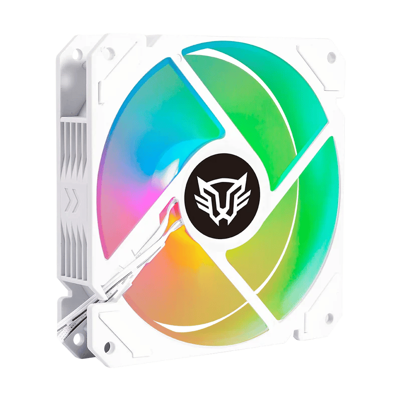 Ventilador Balam Rush Eolox Blaze EX70W, 120mm, 1200RPM, ARGB, Blanco - Imagen 3