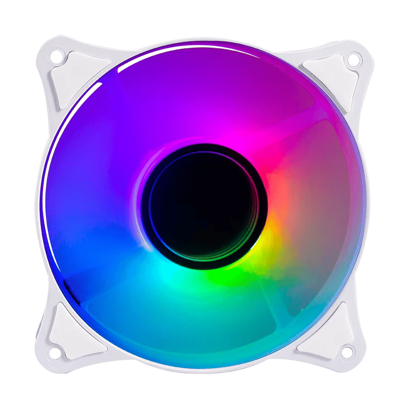 Ventilador Balam Rush Eolox Blaze EX90W, 120mm, 1200RPM, ARGB, Blanco - Imagen 2