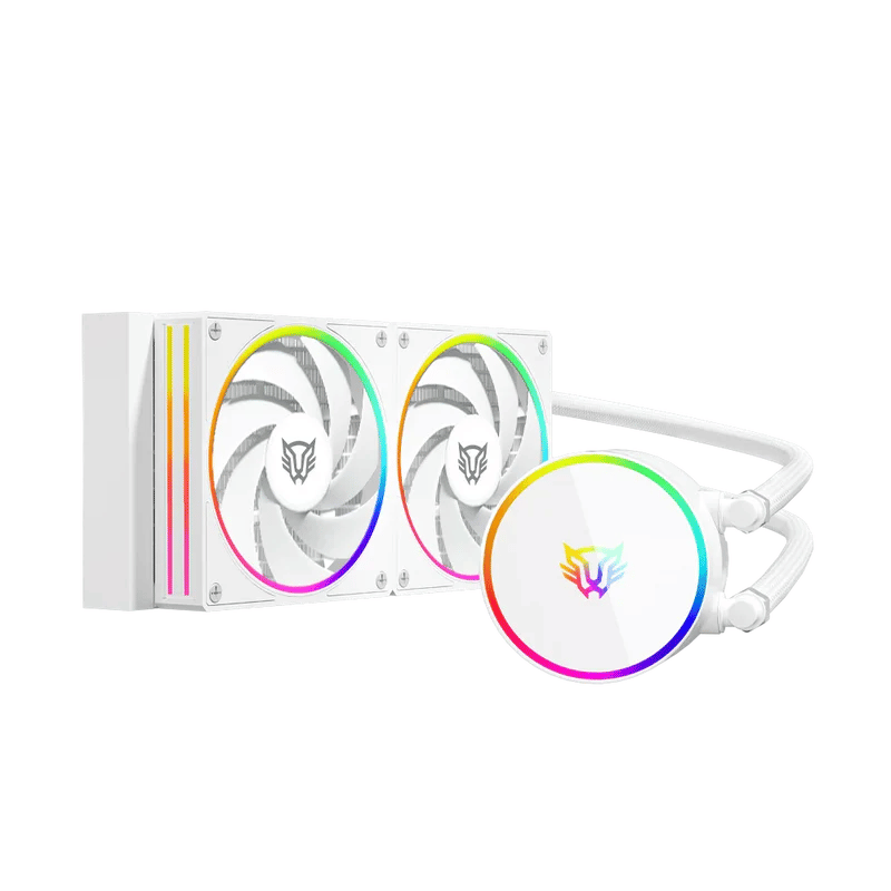 Balam Rush Hydrox Pro V2 HX24 Enfriamiento Líquido para CPU, 2x 120mm, hasta 2200RPM, Blanco - Imagen 3