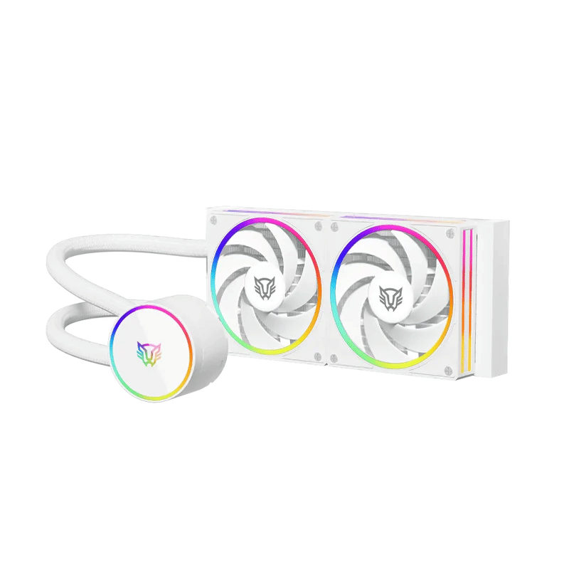 Balam Rush Hydrox Pro V2 HX24 Enfriamiento Líquido para CPU, 2x 120mm, hasta 2200RPM, Blanco - Imagen 4