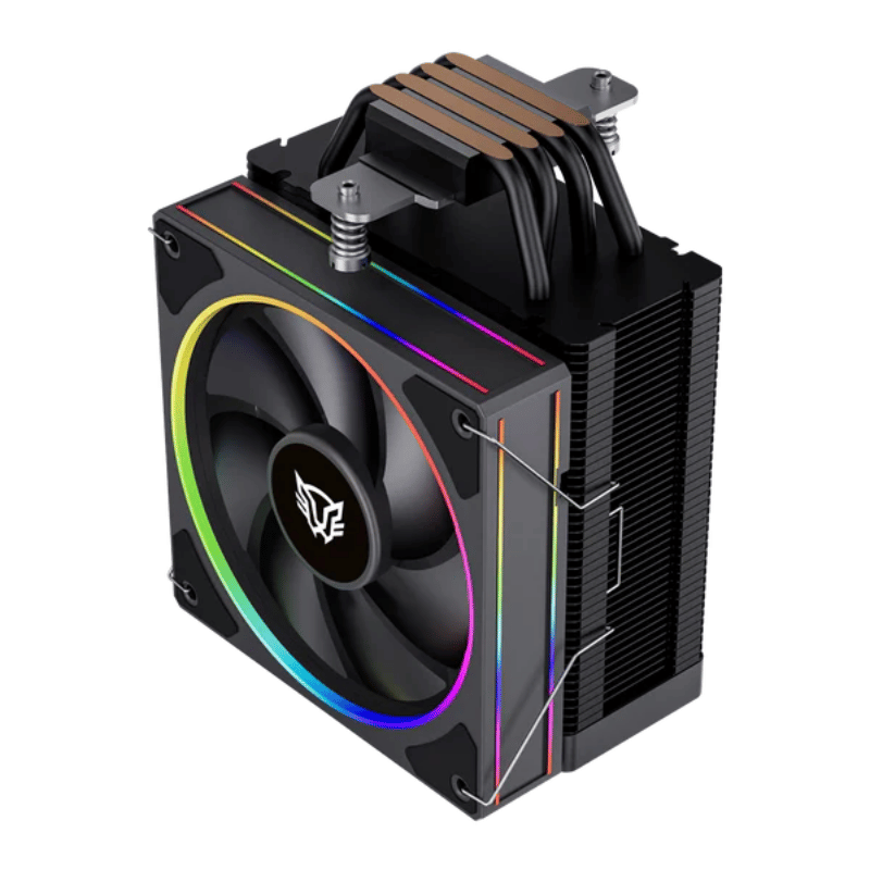 Disipador CPU Balam Rush Heliux Pro HEX55, 120mm, hasta 2000RPM, Negro - Imagen 2