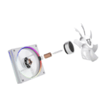 Disipador CPU Balam Rush Heliux Pro HEX70, 120mm, hasta 2000RPM, Blanco - Imagen 3