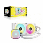 Corsair iCUE Link H100i RGB AIO Enfriamiento Líquido para CPU, 2x 120mm, hasta 2400RPM, Blanco - Imagen 9