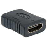 Manhattan Cople HDMI A Hembra - HDMI A Hembra, Conexión Recta, Negro - Imagen 2
