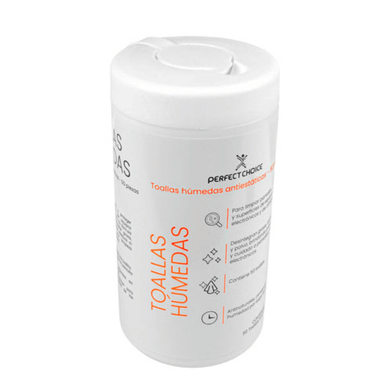 Perfect Choice Toallas Húmedas PC-030379, 50 Piezas - Imagen 2