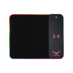 Mousepad Gamer Naceb con Carga Inalámbrica NA-0926, 31x40cm, Grosor 3mm, Negro