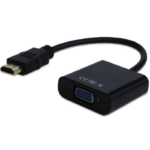 BRobotix Convertidor HDMI Macho - VGA Hembra, Negro