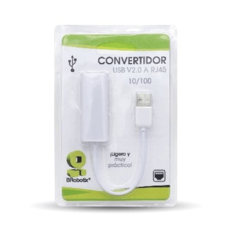 BRobotix Adaptador USB-A Macho - RJ-45 Hembra - Imagen 2