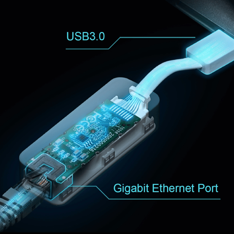 TP-Link Adaptador de Red UE300, USB 3.0 a Ethernet Gigabit, Alámbrico - Imagen 4