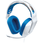Logitech Audífonos Gamer G335 para PS4/Xbox One/Nintendo Switch/Smartphone, Alámbrico, 3.5mm, Blanco