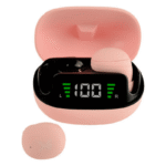 Perfect Choice Audífonos Intrauriculares con Micrófono TWS Mini Tiny Beats, Inalámbrico, Bluetooth, USB-C, Rosa - Imagen 6