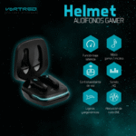 Perfect Choice Audífonos Intrauriculares con Micrófono Vortred, Inalámbrico, Bluetooth, Negro - Imagen 4
