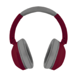 Perfect Choice Audífonos Soundia, Bluetooth, Inalámbrico, USB-C, Rojo