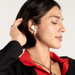 Perfect Choice Audífonos Intrauriculares con Micrófono InTune, Inalámbrico, Bluetooth, USB-C, Beige - Imagen 5