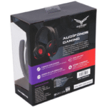 Naceb Audífonos Gamer NA-0304R, Alámbrico, 3.5mm, Negro/Rojo - Imagen 6