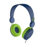 Naceb Audífonos con Micrófono Air, Alámbrico, 1.2 Metros, 3.5mm, Azul/Verde - Imagen 2