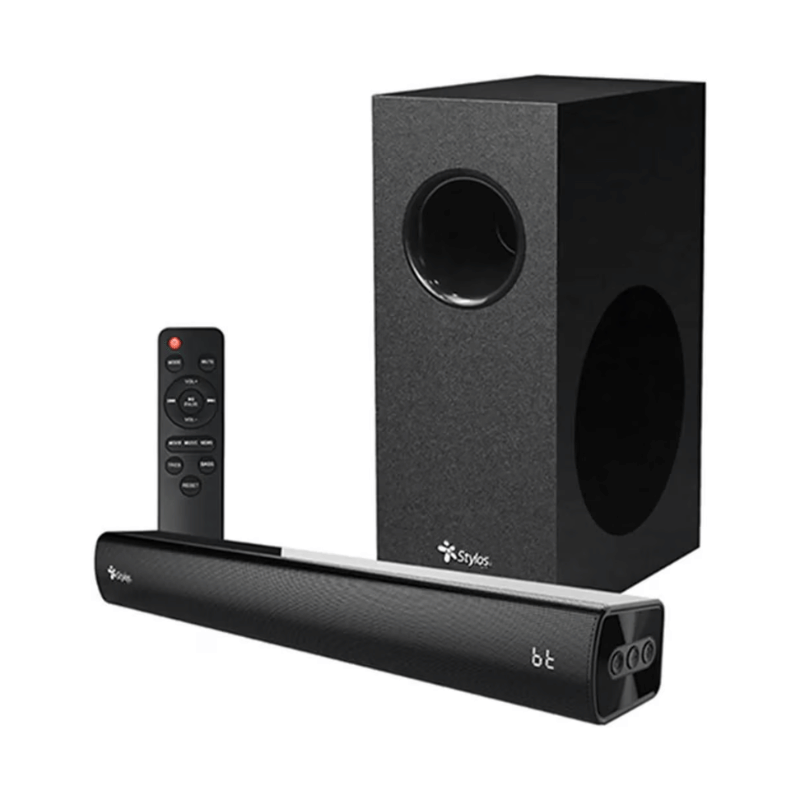 Stylos Barra de Sonido con Subwoofer STAB210B, Bluetooth, Alámbrico, 2.1 Canales, 40W RMS - Imagen 2