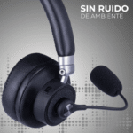 TechZone Monoaural TZDIBT01, Inalámbrico, Bluetooth, Negro - Imagen 4