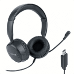 TechZone Audífonos con Micrófono TZACDII02, Alámbrico, 1.8 Metros, USB-A, Negro