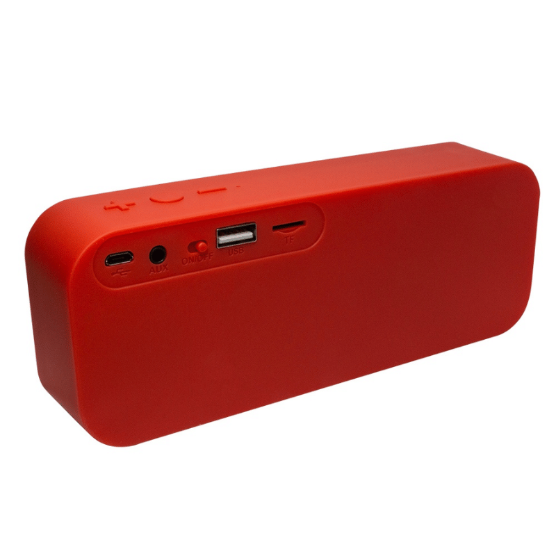 Vorago Bocina Portátil BSP-150, Bluetooth, Alámbrico/Inalámbrico, 2.0 Canales, 6W RMS, USB, Rojo - Imagen 5