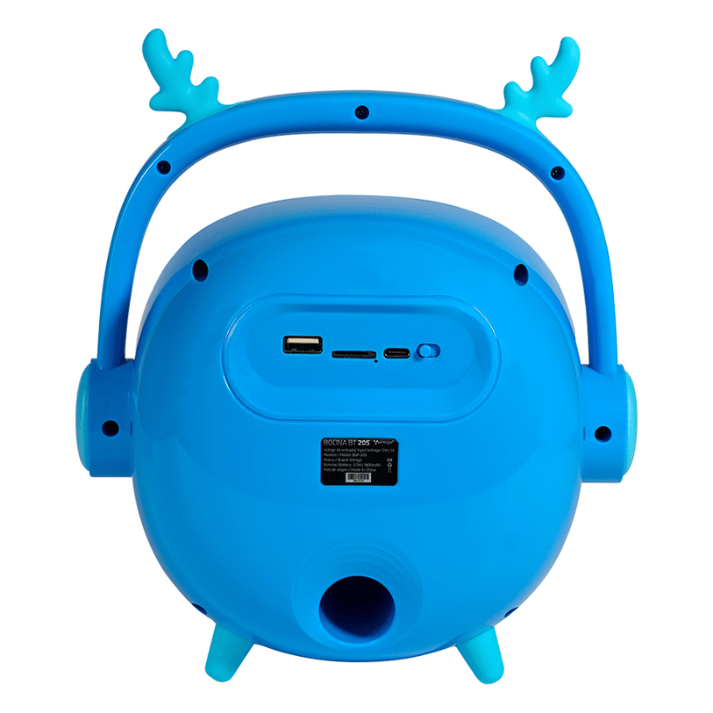 Vorago Bocina Portatil BSP-205, Bluetooth, Inalámbrico, 10W RMS, USB-C, Azul - Imagen 5