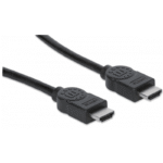 Manhattan Cable HDMI de Alta Velocidad, HDMI Macho - HDMI Macho, 1080p, 3D, 10 Metros, Negro - Imagen 2