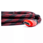 Naceb Cable HDMI Macho - HDMI Macho, 4K, 1.5 Metros, Negro/Rojo - Imagen 2