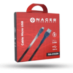 Naceb Cable USB-A Macho - Micro-USB B Macho, 1 Metro - Imagen 2
