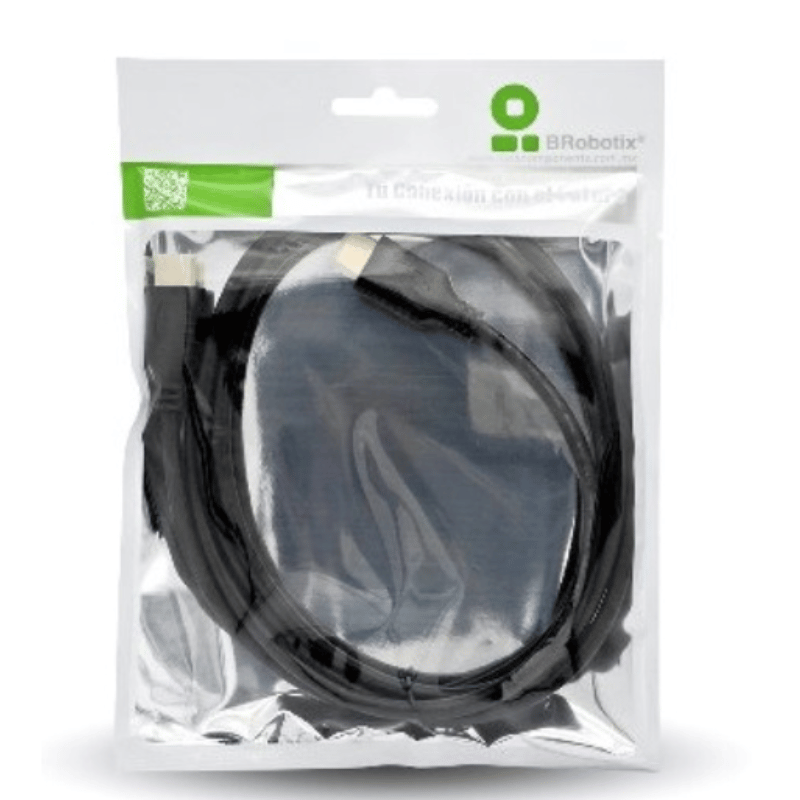 BRobotix Cable 695232 HDMI 2.0 Macho - HDMI Macho, 18 Gbit/s, 3.6 Metros - Imagen 2