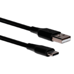 CABLE VORAGO CAB-C01B USB-TIPO C 1 METRO CARGA RAPIDA NEGRO - Imagen 4