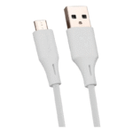 CABLE USB VORAGO CAB-M01W USB- MICRO USB 1METRO BLANCO - Imagen 3