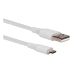 CABLE USB VORAGO CAB-M01W USB- MICRO USB 1METRO BLANCO - Imagen 4